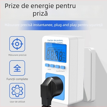 Priză de putere cu afișaj digital mic – Pucai P06S, precizie nivel 1