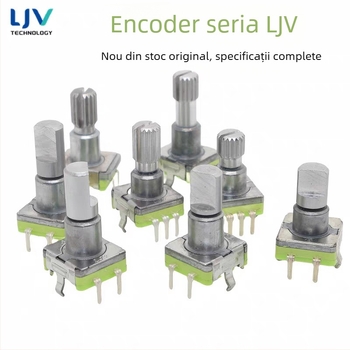 Ljv buton potențiometru de volum pentru navigație, pentru auto DVD/radio — rotație de 360° cu apăsare