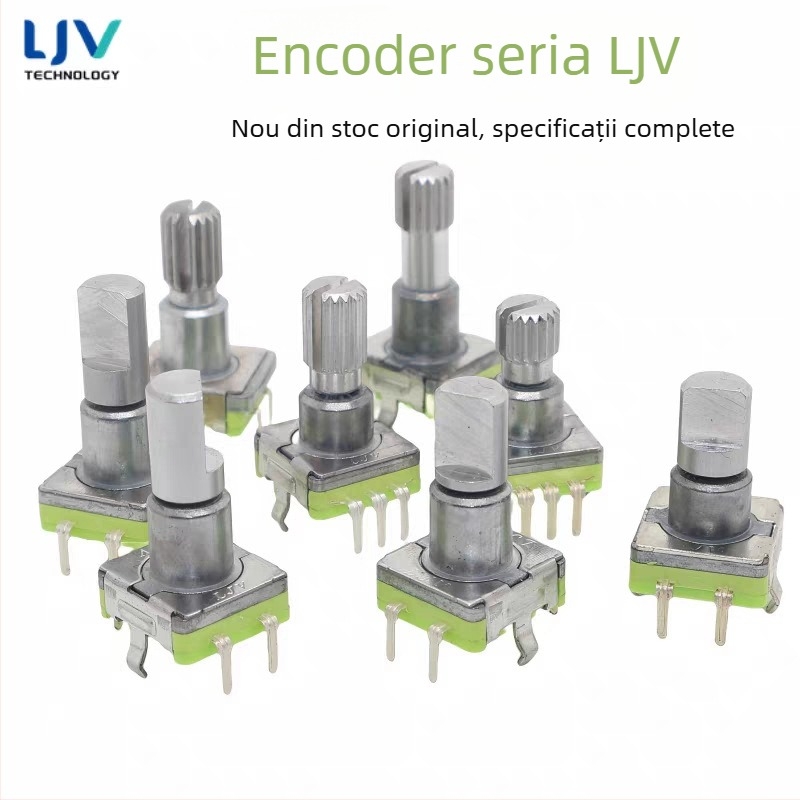 Ljv buton potențiometru de volum pentru navigație, pentru auto DVD/radio — rotație de 360° cu apăsare