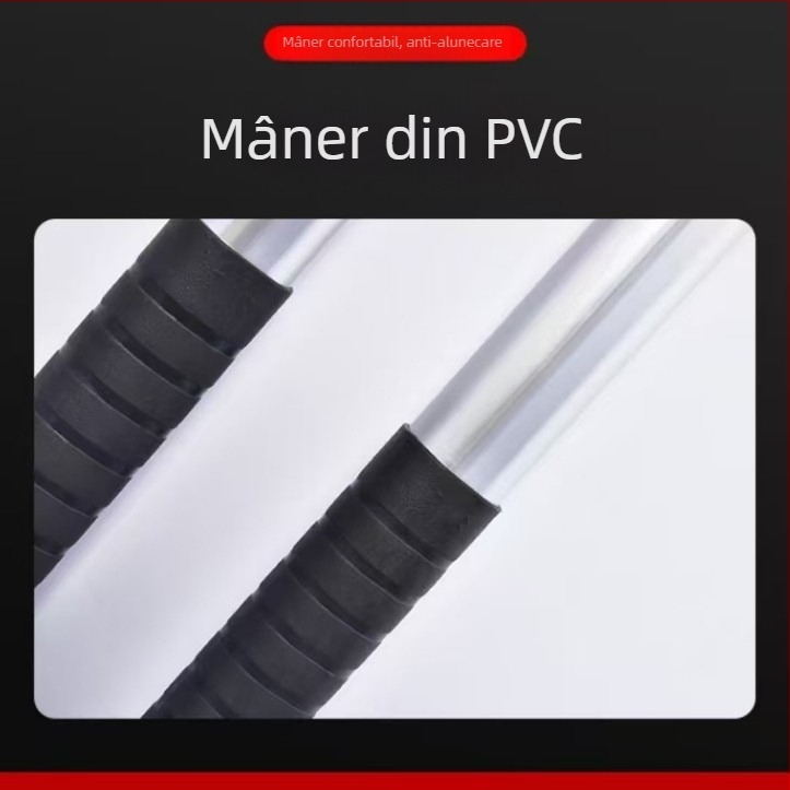 Țeavă telescopică cu aliaj oval de aluminiu, fierăstrău pentru crengi înalte și tăietor de crengi, 3–6 secțiuni