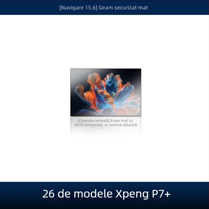Protecție din sticlă temperată pentru ecranul de navigație al mașinii – LJL-057, formare dintr-un singur element, rezistentă la temperaturi, zgârieturi și grăsimi, potrivire universală