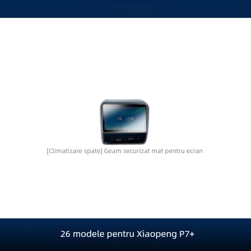 Protecție din sticlă temperată pentru ecranul de navigație al mașinii – LJL-057, formare dintr-un singur element, rezistentă la temperaturi, zgârieturi și grăsimi, potrivire universală