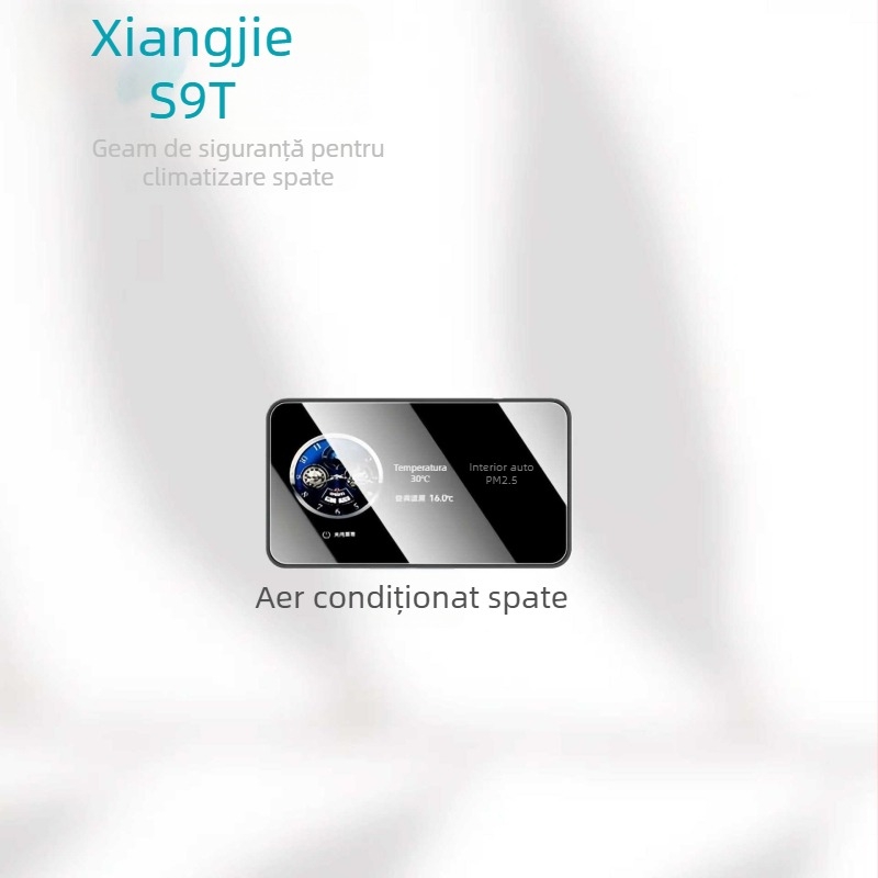 Protecție ecran din sticlă securizată pentru ecranul de navigație al mașinii, compatibil universal, turnare dintr-un singur corp, anti-amprente, brand Qiu Yiming