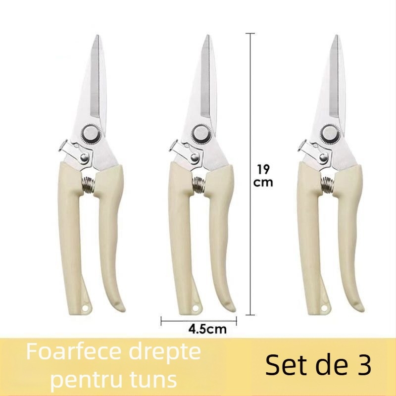 Foarfece de grădină pentru tăierea ramurilor și a pomilor fructiferi, economie de efort, multifuncționale.
