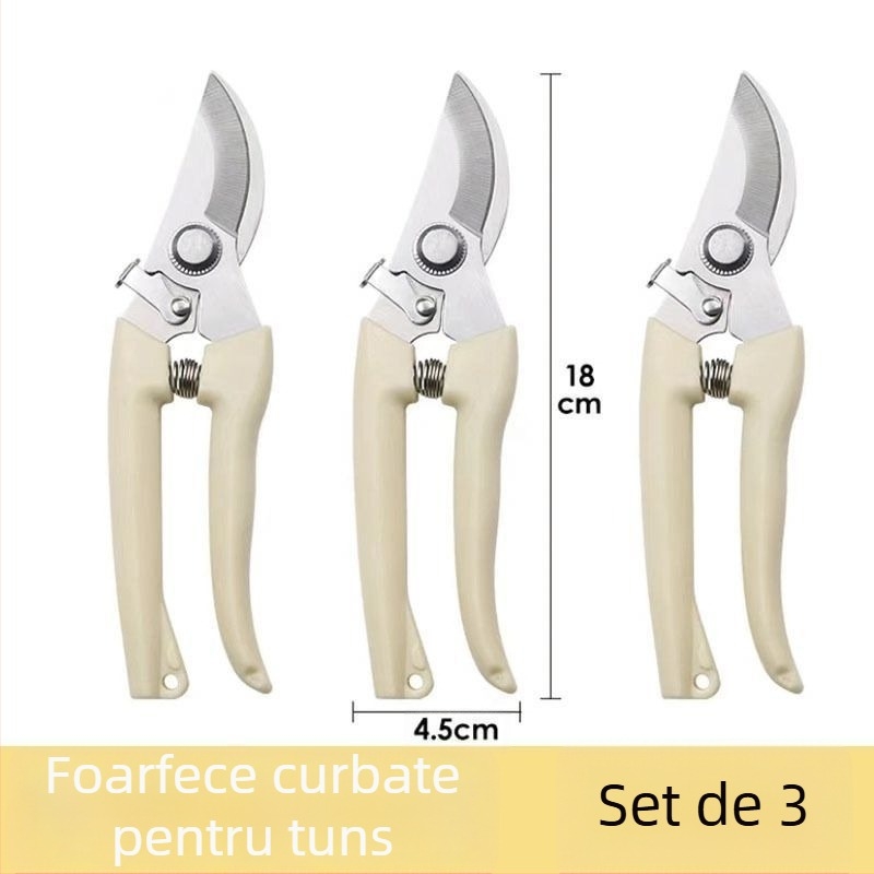 Foarfece de grădină pentru tăierea ramurilor și a pomilor fructiferi, economie de efort, multifuncționale.