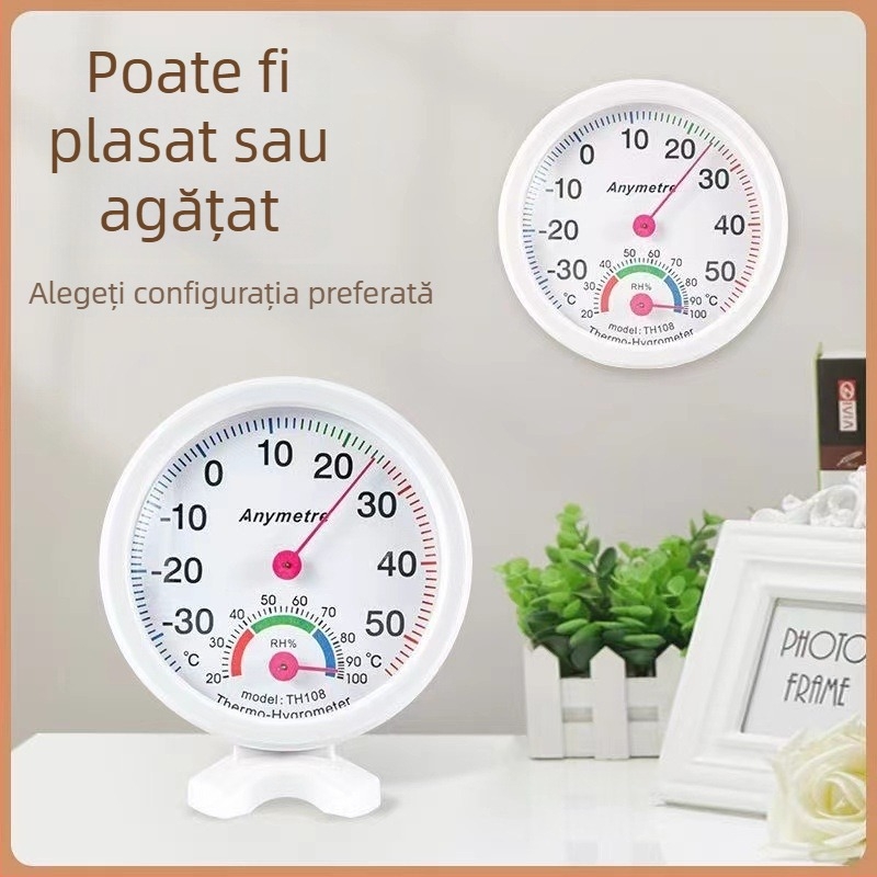 Umidometru de interior, fără baterii, compact HT-1