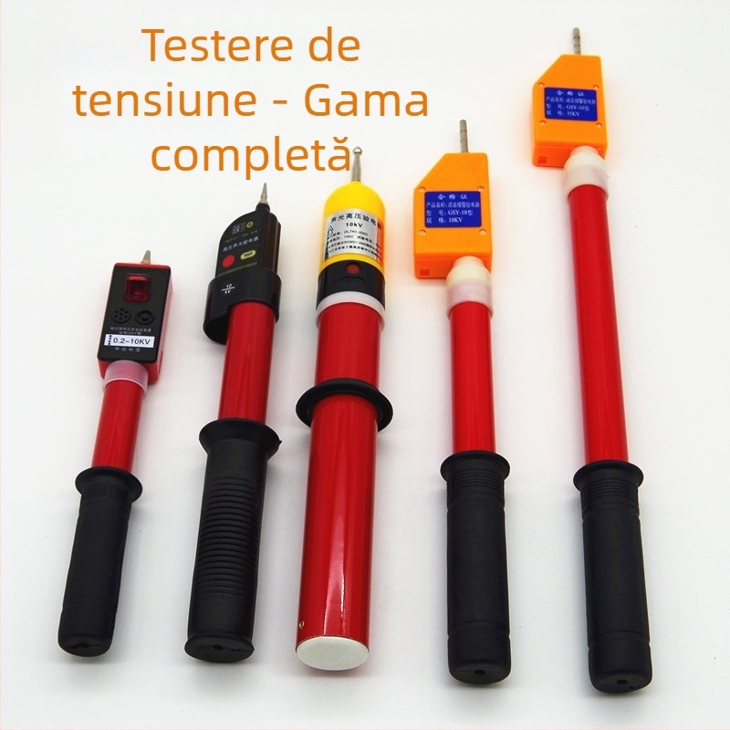 Electroscop de înaltă tensiune, miniatural, de formă tubuloasă, telescopic, 10 kV