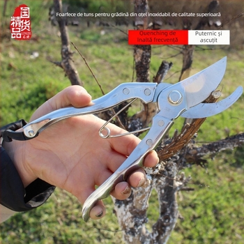 Foarfecă de tăiat ramuri groase pentru copaci și ramuri de fructe (Marcă: Unique)