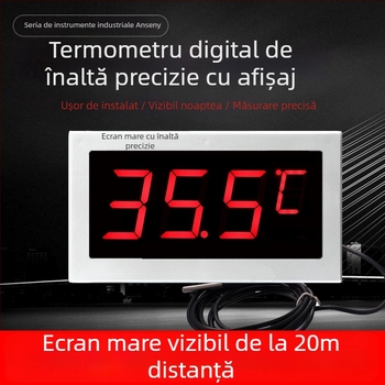 CX901 termometru digital cu ecran pentru sere de creștere și depozitare la rece — precizie ±1°C, rezoluție 0,1°C, interval -50 la 200°C