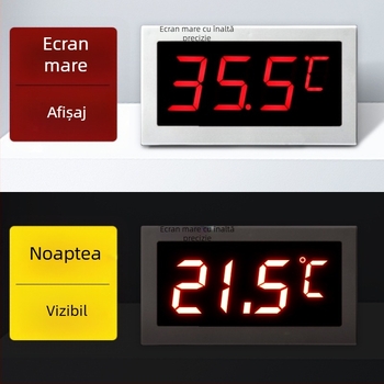 CX901 termometru digital cu ecran pentru sere de creștere și depozitare la rece — precizie ±1°C, rezoluție 0,1°C, interval -50 la 200°C