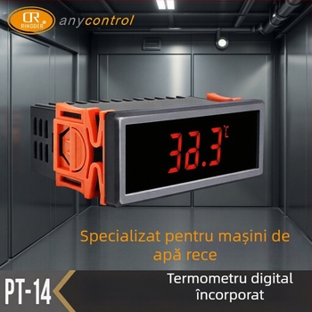 Ringder termometru pentru răcire cu laser, termometru electronic cu afișaj digital, Pt-14
