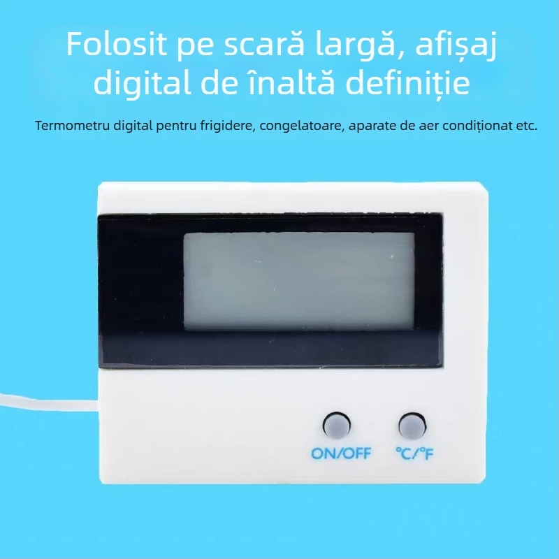 ST-1A Termometru digital pentru depozitare frigorifică, acvariu, frigider, aer condiționat și mașină