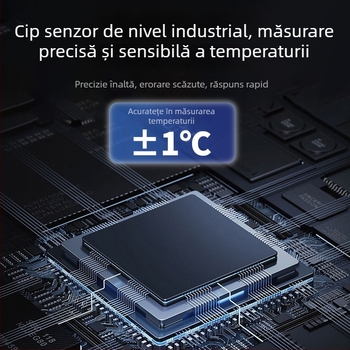 Termometru dublu pentru apă, cu ecran mare, senzor, pentru creștere animalelor și depozitare la rece