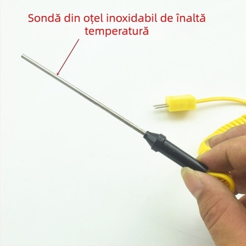 Senzor de temperatură portabil cu termocuplă TM902C 1310 tijă metalică de temperatură, -50 la 1300