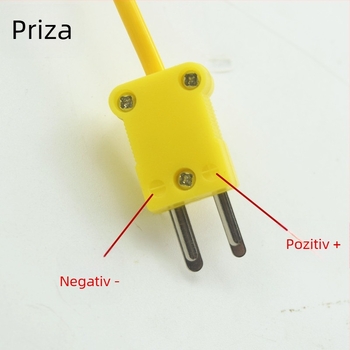 Senzor de temperatură portabil cu termocuplă TM902C 1310 tijă metalică de temperatură, -50 la 1300