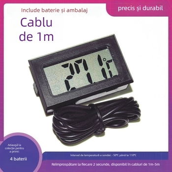Măsurător de temperatură a apei cu afișaj digital pentru cadă, frigider și acvariu; linie impermeabilă; Brand Unique; Cod produs: Mja5yfzggjuttdqvyh4fdgq058o=summer