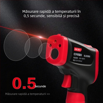 Termometru infraroșu DL333105 – mână, tip termocuplă, măsoară temperatura uleiului; Brand: Effective; Brand privat autorizat