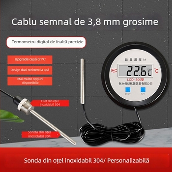 Termometru infrared industrial pentru temperatura apei, cu afișaj digital, model CJM-300A