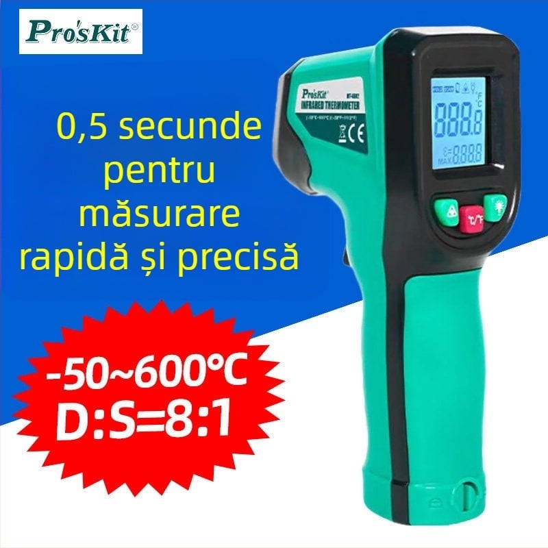 MT-4602 Termometru infraroșu industrial de mână – Pro’skit/Baogong