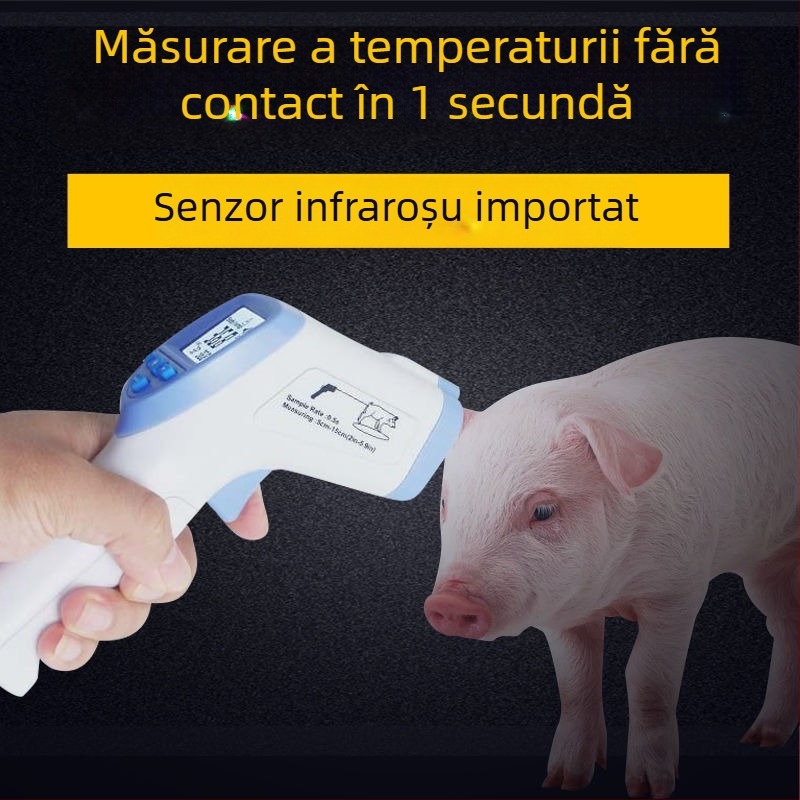 Termometru veterinar cu infraroșu pentru porci, bovine și oi în zootehnie