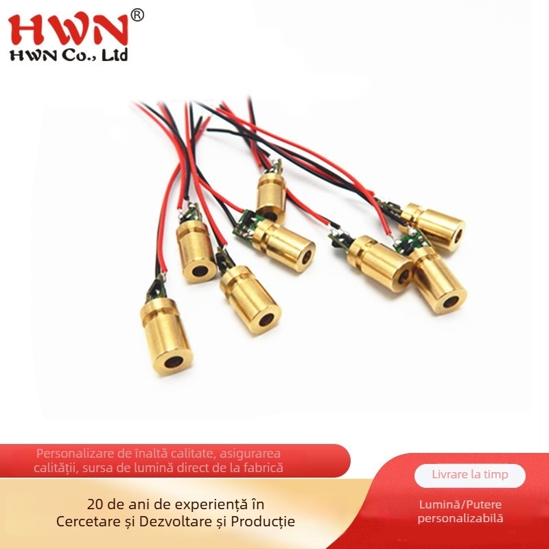 HWN cap laser pentru termometru IR cu modul laser central de 8 puncte, măsurare multipunct, lățime fascicul 2