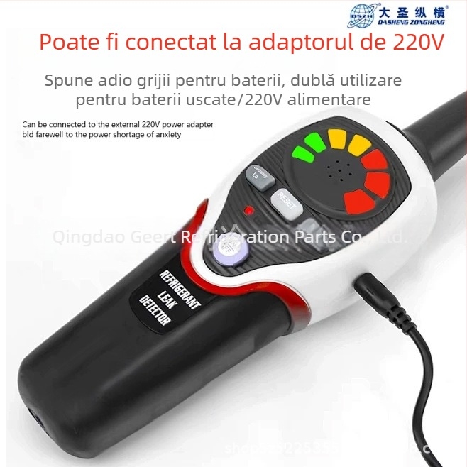 Detektor de scurgeri pentru refrigerantul de aer condiționat – Dasheng, Model Leak Detector, Cod produs 1026984553, Tip: Nu suportă Smart