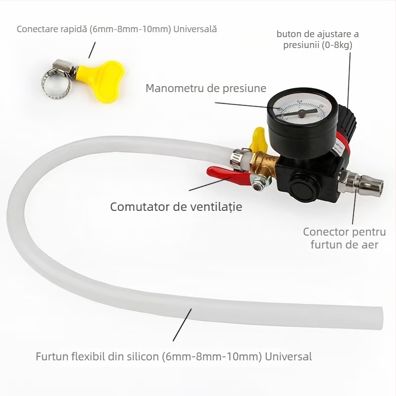 Detector portabil de scurgeri pentru sistemul de răcire al mașinii – rezervor de apă, GL-A88, Guanglong