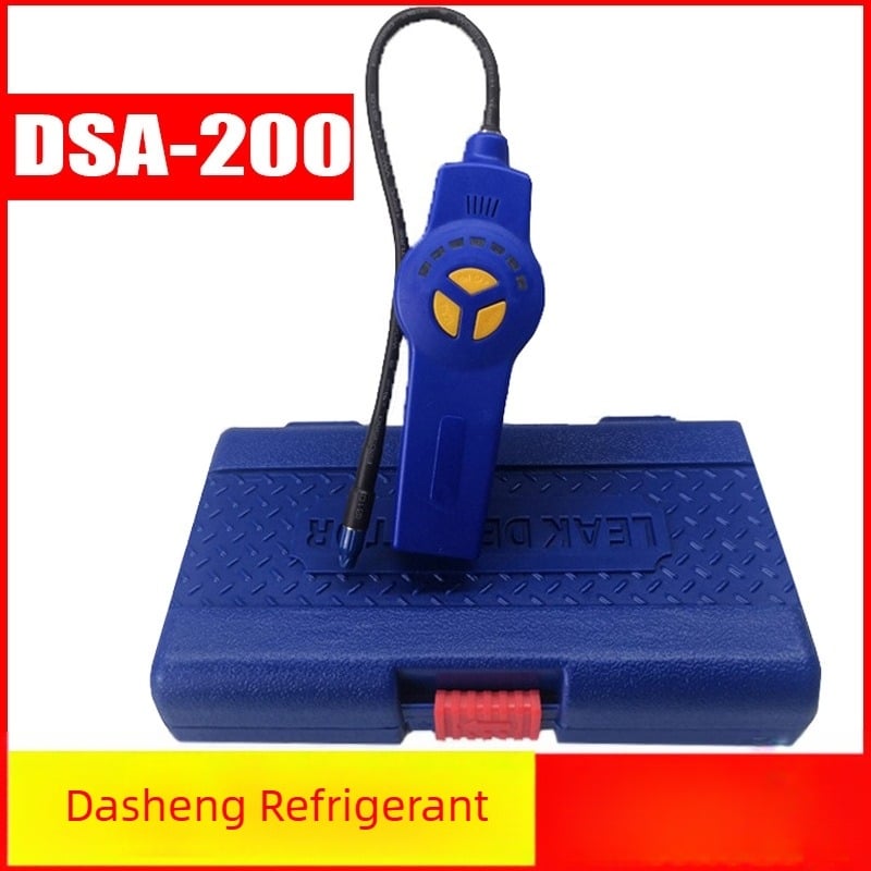 DSA-200 detector de scurgeri halogen, pentru aer, interval de măsură 0–50°C, alimentare cu 2 baterii AA