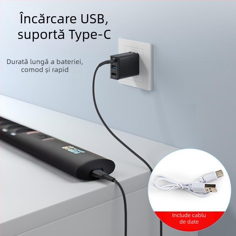 Măsurător de temperatură a culorii portabil, cu LED, CRI ≥95, tensiune ≤36V, întrerupător cu buton, carcasă din plastic