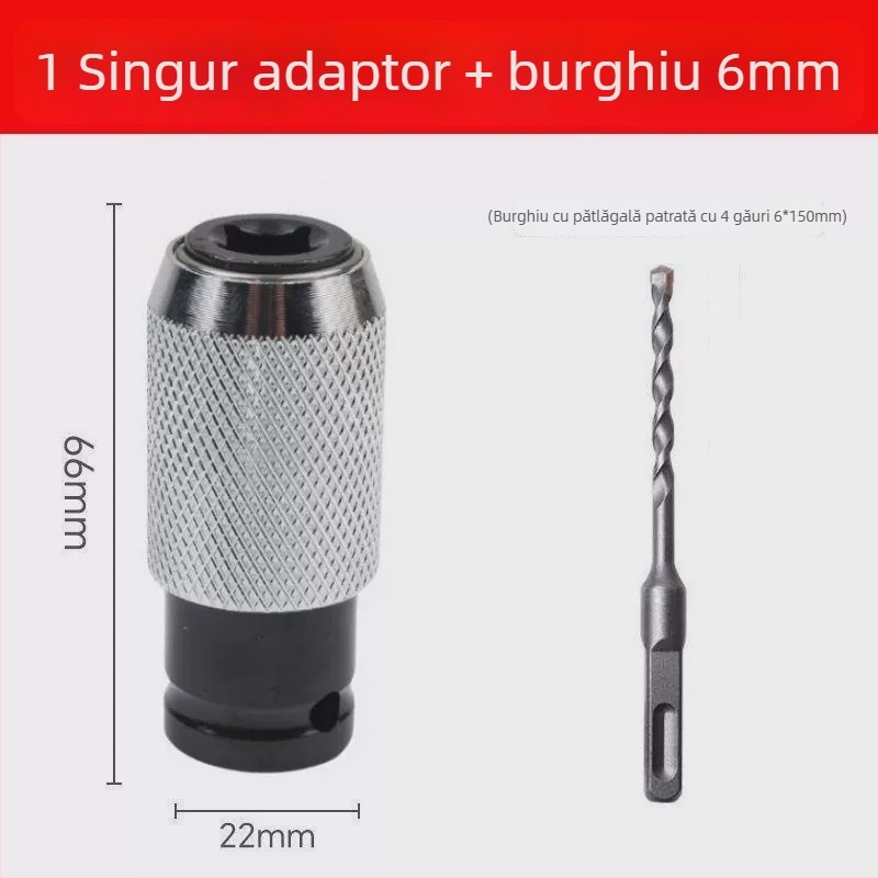 Cap de conversie pentru ciocanul electric cu burghiu — putere mare, ușor, compact; pentru pereți din ciment și beton; pentru găurire cu ciocan și percuție; Marcă: Other; Fără contact: Nu; Termometru infraroșu