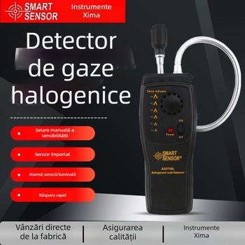 Sima AS5750L/AS5750 detector de gaze halogene pentru climatizarea auto, detectare scurgeri Freon