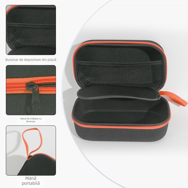 Geantă de depozitare a termometrului cu infraroșu – husă cu corp dur, impermeabilă și rezistentă la praf, Material: Oxford cloth + EVA, Capacitate: 2 kg