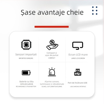 Xun lei Detektor portabil industrial pentru monoxid de carbon, format de buzunar