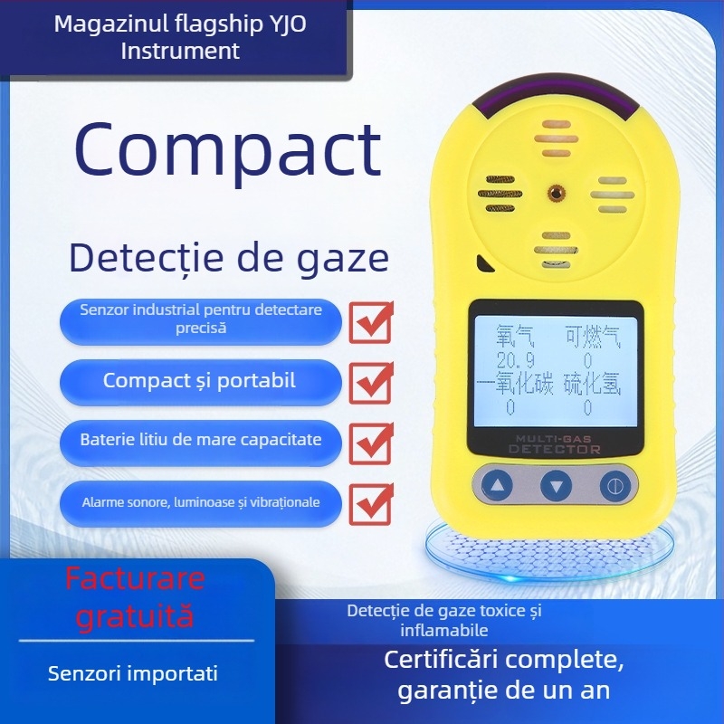 Xun lei Detektor portabil industrial pentru monoxid de carbon, format de buzunar