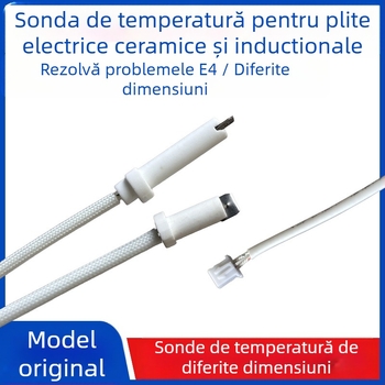 Kit senzor pentru aragaz ceramic electric: cablu termocuplu, sondă de temperatură, termistor, regulator de temperatură