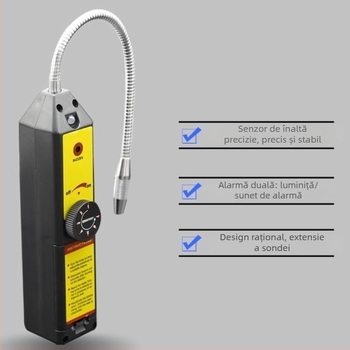 WJL-6000 Detectare portabilă a scurgerilor halogen pentru refrigeranți, protejată împotriva exploziilor, interval de măsurare 2-10, precizie 6 g/an, alimentare 5 V