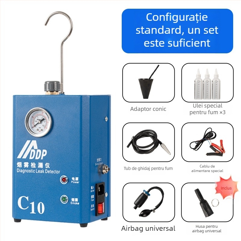 Detector de scurgeri de gaze pentru autoturisme – Chiwoyou, model C10, temperatură de lucru 75