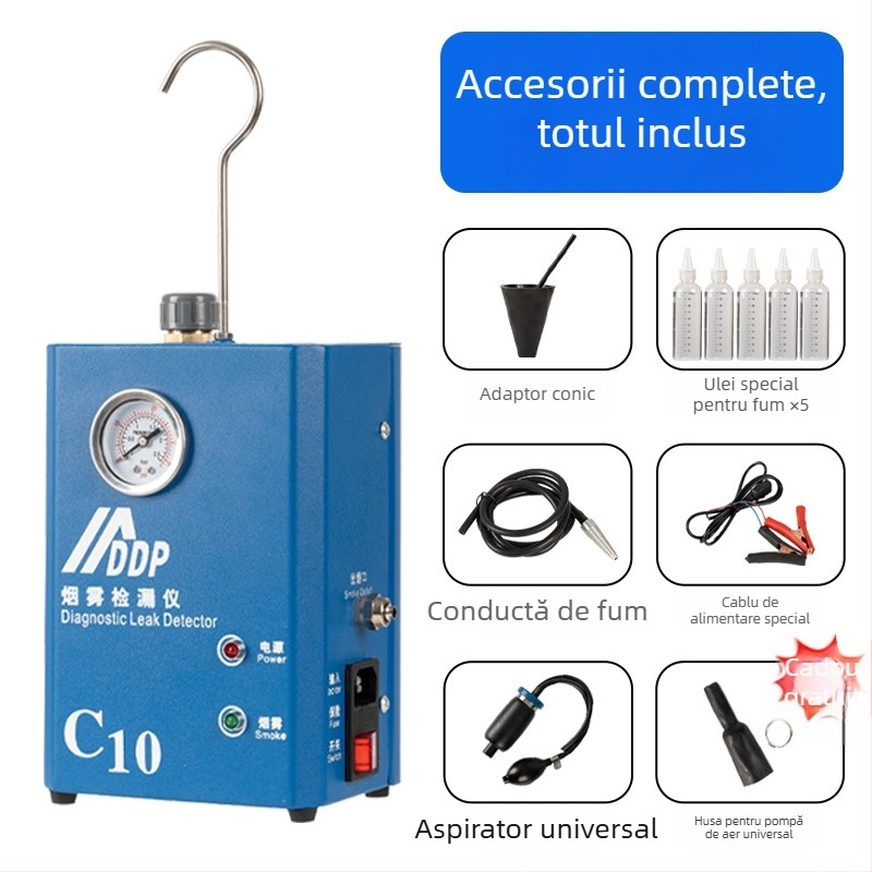 Detector de scurgeri de gaze pentru autoturisme – Chiwoyou, model C10, temperatură de lucru 75
