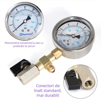 Detector de scurgeri de aer pentru amortizor auto – unealtă de testare pneumatică a amortizorului (Brand: Kuntai; Import: Nu; Personalizare: Nu)