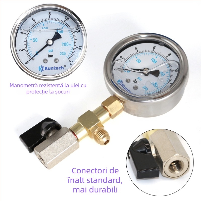 Detector de scurgeri de aer pentru amortizor auto – unealtă de testare pneumatică a amortizorului (Brand: Kuntai; Import: Nu; Personalizare: Nu)