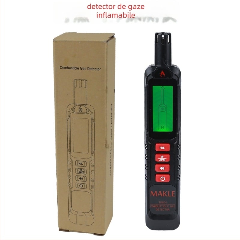 Detector de scurgeri gaze combustibile, tip stilou, HUOTO; detectează gaze naturale și gaze lichefiate.
