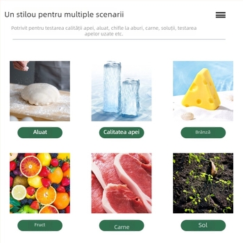 pH-metru portabil cu afișaj digital, model PH199Y, pentru apă, sol, cosmetice, aluat și brânză