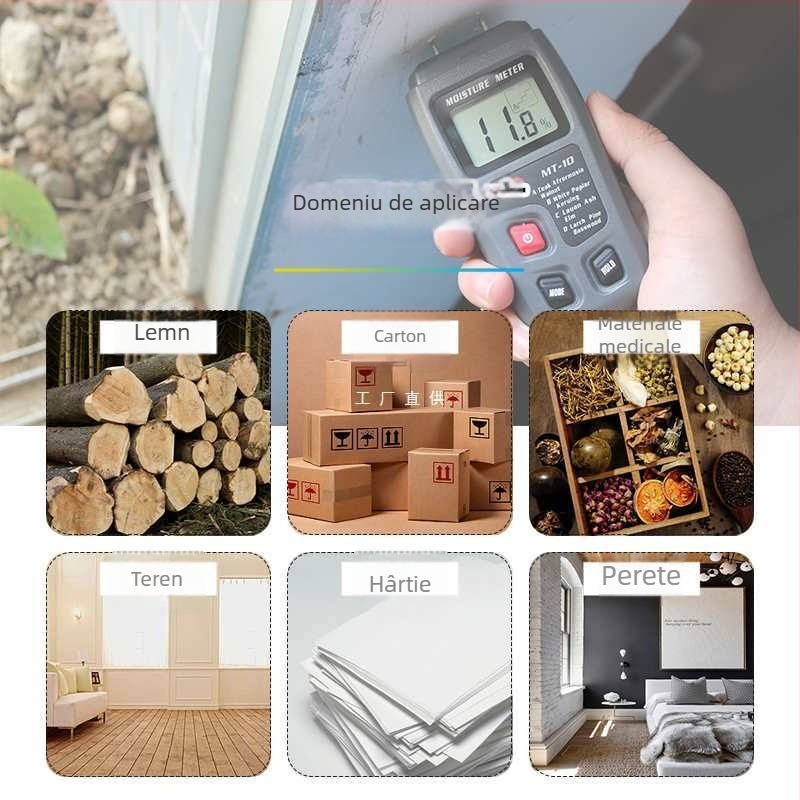 Umidometru pentru lemn, pereți și carton MT-15/MT-18/MT-19