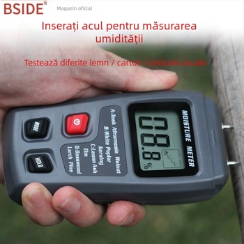 Test de umiditate a lemnului — detector de umiditate de înaltă precizie, măsurare multifuncțională a umidității, marcă Xinmiao, tip ionometru