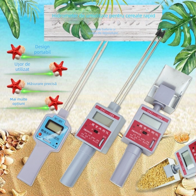 Umidometru cereale, portabil, tip tijă, seria SC, ionometru