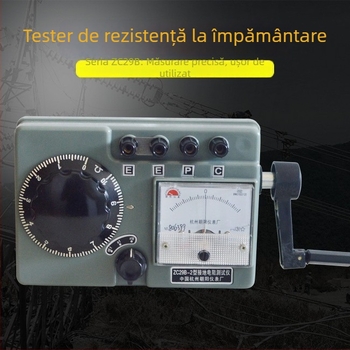Tester de rezistență la împământare cu măsurare a rezistenței solului, modelele ZC29B-1/ZC29B-2/ZC-8/ZC-7, 220V, Chaoyang