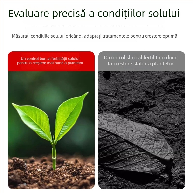 Senzor de umiditate a solului, ac unic, cap pătrat