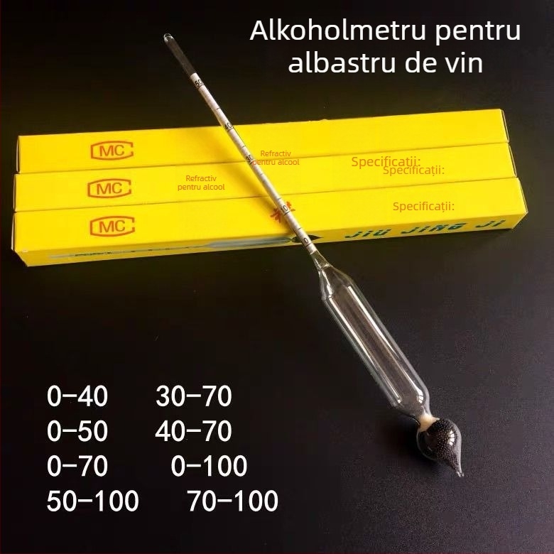 Test de conținut de alcool pentru homebrewing, precizie înaltă