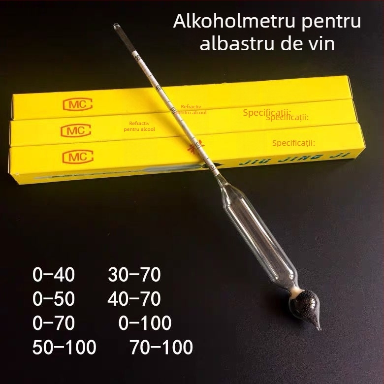 Test de conținut de alcool pentru homebrewing, precizie înaltă