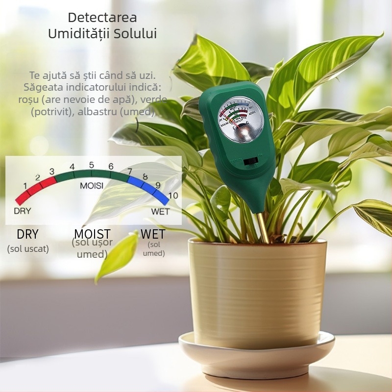 Detector de sol - trei în unu, vârf metalic, plug-and-play, fără baterie; Brand: Record Work; Origine: China continentală